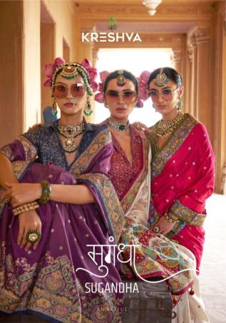 Kreshva sugandha Saree manufacturers in delhi