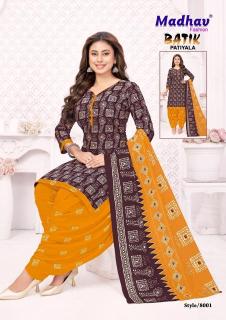 Madhav batik patiyala vol-8 Designer dress material suppliers in Delhi