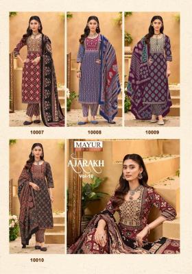 Mayur ajarakh vol-10 Kurti manufacturers in Delhi