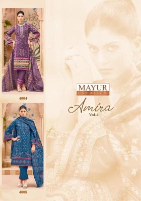 Mayur creation amira vol- 4 Dress material manufacturer in Mumbai