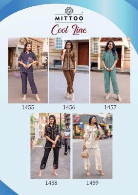 Mittoo cool line modest co ord sets Ladies kurti wholesalers