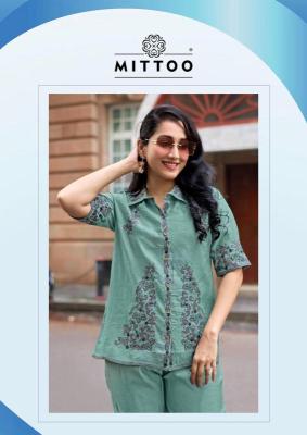 Mittoo cool line modest co ord sets Ladies kurti wholesalers