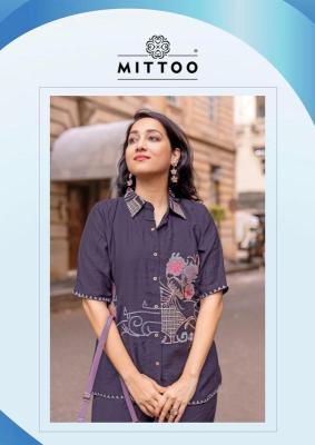 Mittoo cool line modest co ord sets Ladies kurti wholesalers