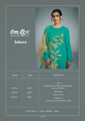 Omtex sakura Dress materials manufacturer in Delhi