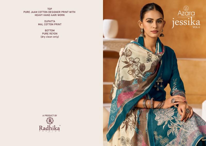 Radhika Azara Jessika Vol 2 Wholesale dress materials suppliers in Ahmedabad