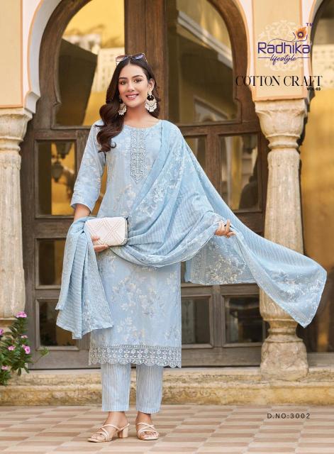 Radhika lifestyle cotton craft vol 3 Wholesale kurti suppliers in Mumbai