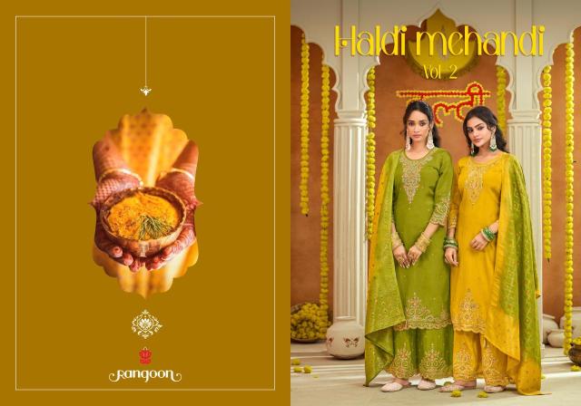 Rangoon haldi mehandi vol-02 Salwar Kameez market in Bangalore