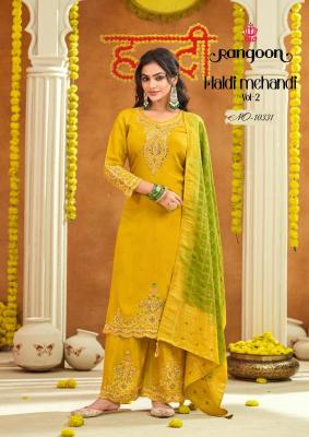 Rangoon haldi mehandi vol-02 Salwar Kameez market in Bangalore