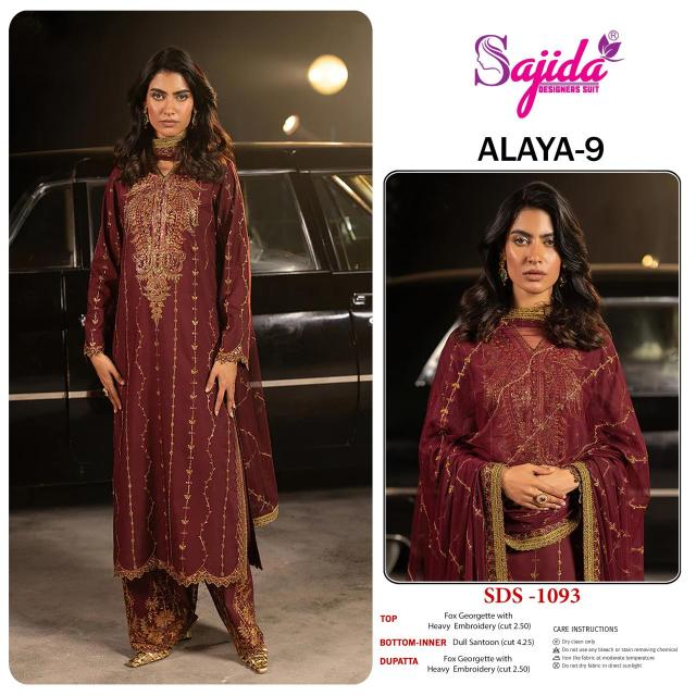 Sajida anaya vol 9 Latest salwar kameez designs in kolkata wholesale market