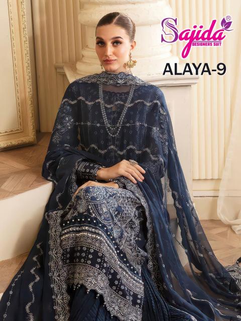 Sajida anaya vol 9 Latest salwar kameez designs in kolkata wholesale market