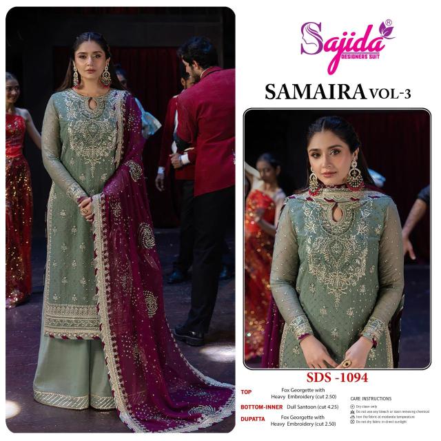Sajida samaira vol-3 Traditional Salwar Kameez supplier