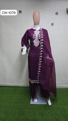 Shraddha mushk CW-1079 Salwar kameez wholesale market prices in Kolkata