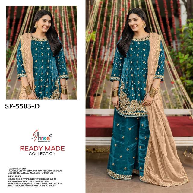 Shree fabs d.no 5583 Wholesale salwar suits market in Kolkata