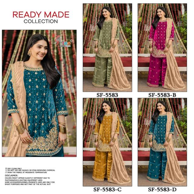 Shree fabs d.no 5583 Wholesale salwar suits market in Kolkata