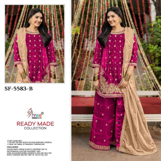 Shree fabs d.no 5583 Wholesale salwar suits market in Kolkata