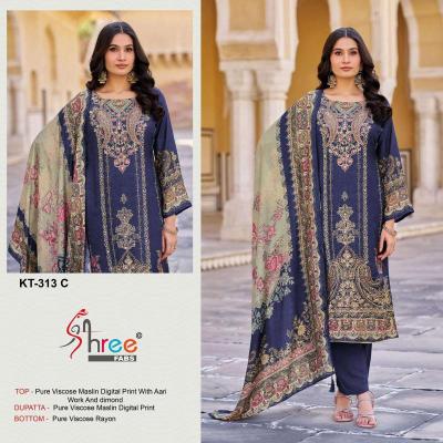 Shree fabs kt- 313 Bulk Salwar Kameez market in Mumbai