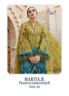 Shree fabs maria b premium embroidered vol- 1 Wholesale salwar suit dealers in Delhi 