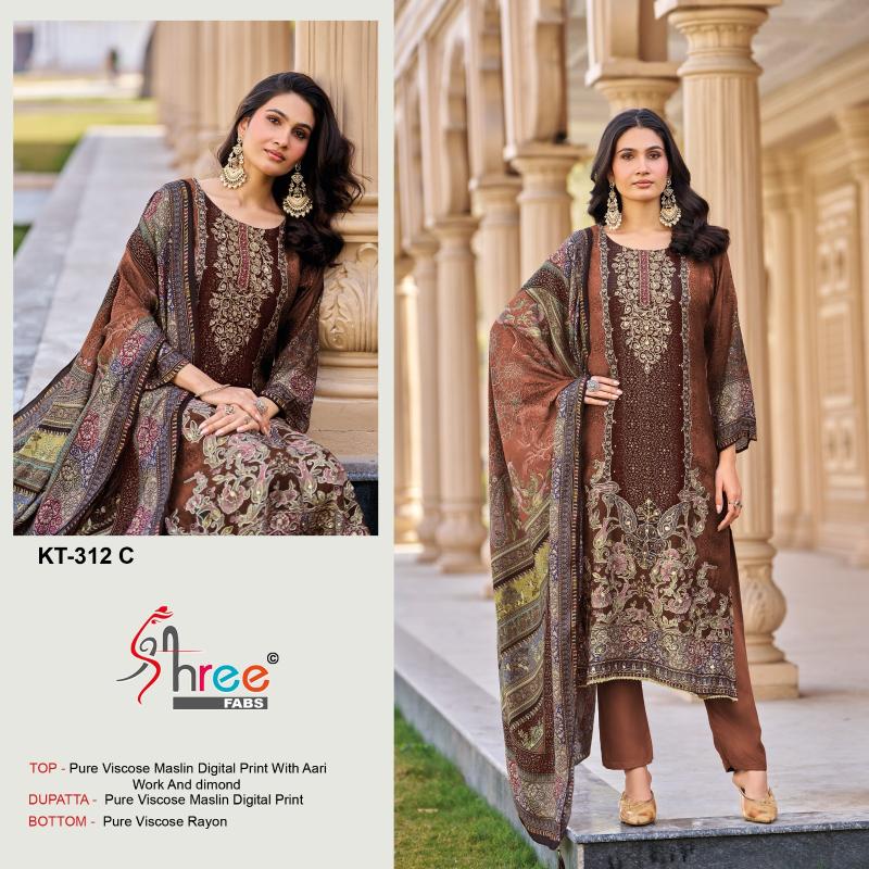 Shree Kt 312 A To D Designer Salwar Kameez wholesalers in pune