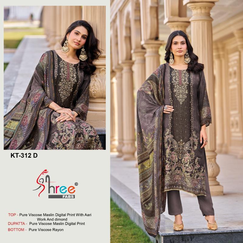 Shree Kt 312 A To D Designer Salwar Kameez wholesalers in pune