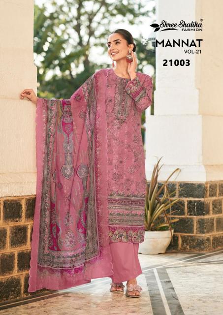 Shree shalika mannat vol.21 Dress material manufacturers in Surat