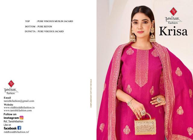 Tanishk krisa Bollywood dress material wholesalers in mumbai