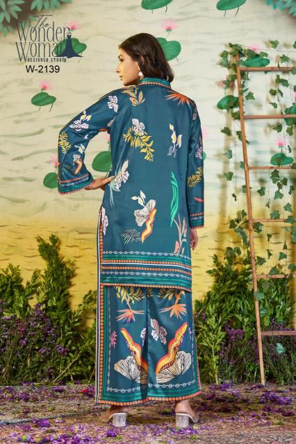 The wonder woman d.no W-2139 coord se Kurti wholesale market in Bangalore