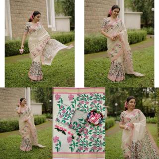 Triveni W - 348 Wholesale saree market in Surat