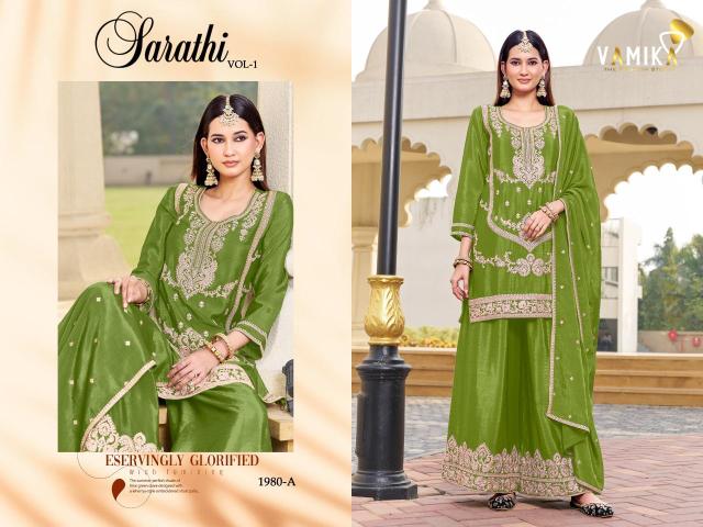 Vamika Sarathi Vol 1 Kurti exporters in pune