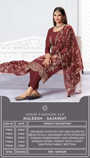 Vinay Kuleesh Sajawat Indian Salwar Kameez wholesale online