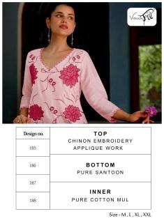 Vouch new desgin-185 coord set Wholesale kurti suppliers