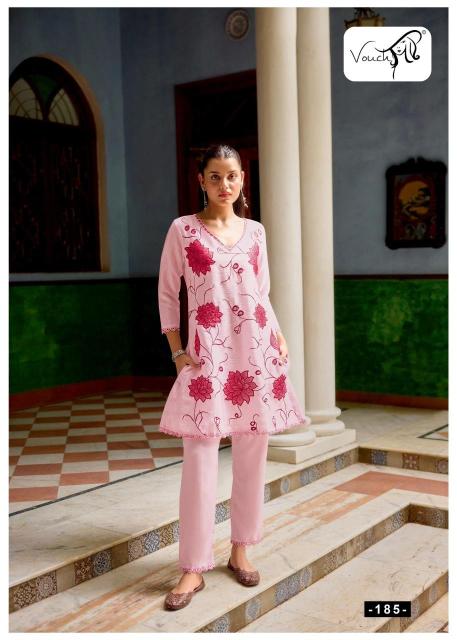 Vouch new desgin-185 coord set Wholesale kurti suppliers