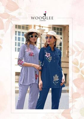 Wooglee tulip vol 3 cord set Ahmedabad kurti manufacturers