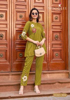 Wooglee tulip vol 3 cord set Ahmedabad kurti manufacturers