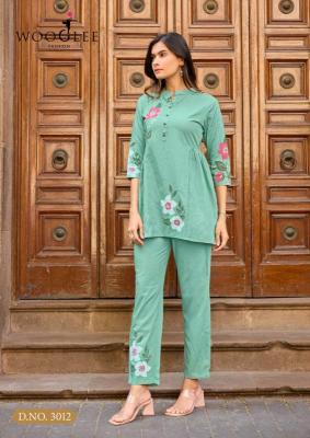 Wooglee tulip vol 3 cord set Ahmedabad kurti manufacturers