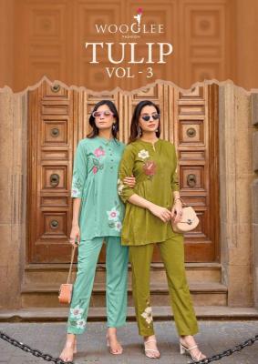 Wooglee tulip vol 3 cord set Ahmedabad kurti manufacturers