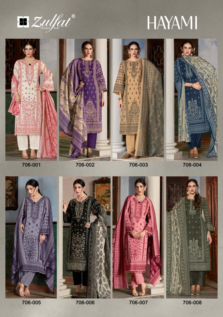 Zulfat Hayami Dress material market in India