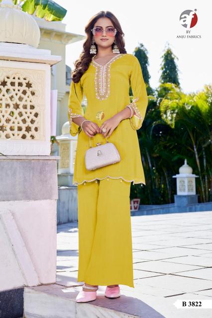 A/F d.no-B 3822 coord set Kurti suppliers in Mumbai