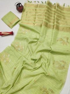 Akshara jute linen silk Saree dealer in Hyderabad