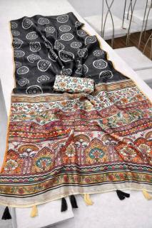 Akshara linen Fancy sarees wholesale Mumbai