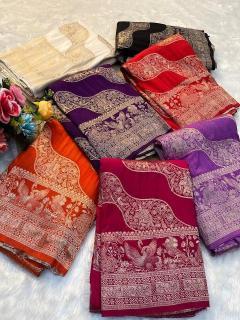 Akshara traditional silk Saree distribution in Delhi