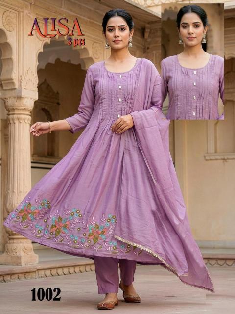 Alisa Mal Chanderi Vol 1 Designer kurtis wholesale