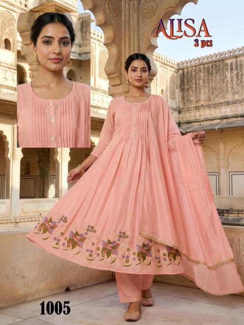Alisa Mal Chanderi Vol 1 Designer kurtis wholesale
