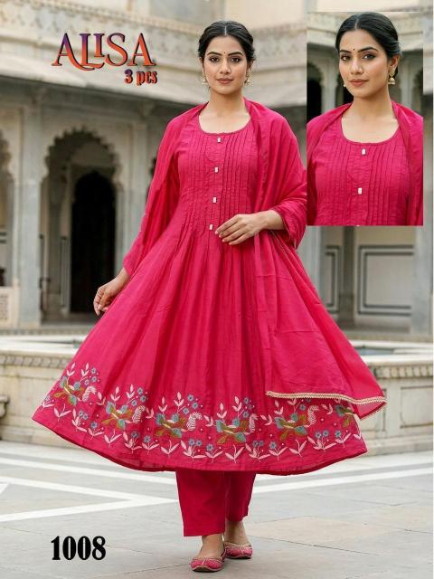 Alisa Mal Chanderi Vol 1 Designer kurtis wholesale