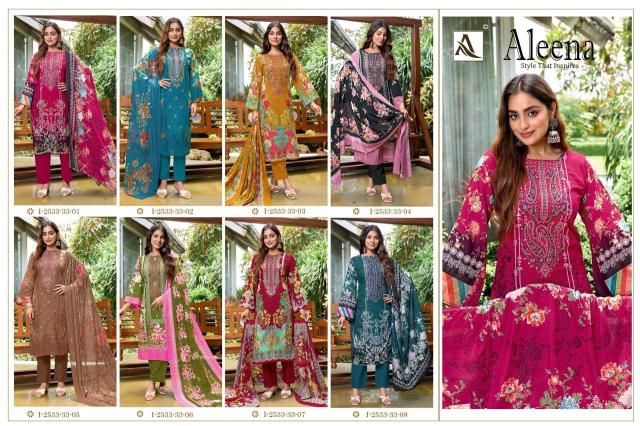 Alok suit aleena Dress materials supplier