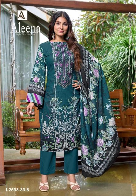 Alok suit aleena Dress materials supplier
