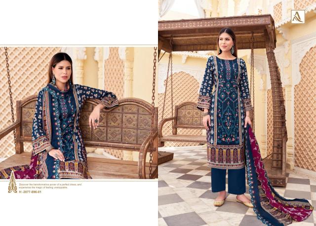 Alok suit bin saeed-12 Best wholesale dress shops in Kolkata