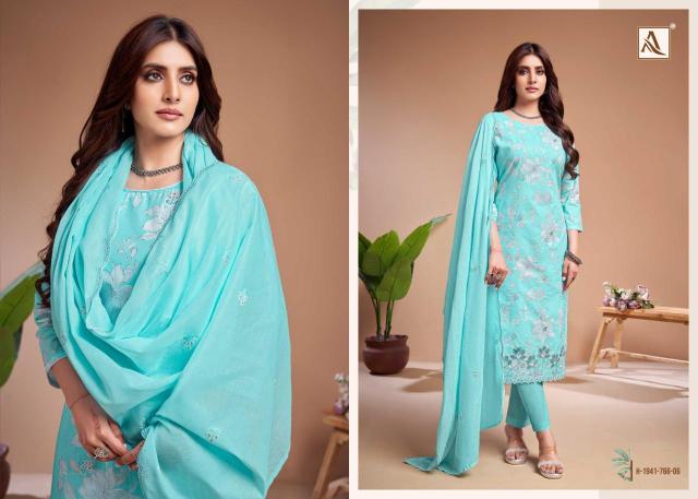 Alok suit khadiza Wholesale dress materials online