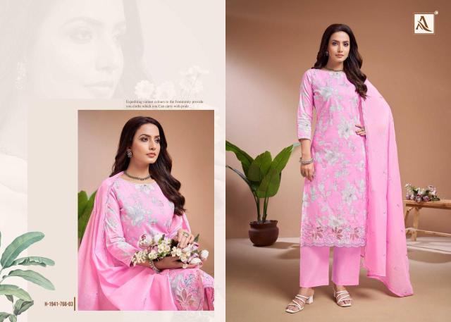 Alok suit khadiza Wholesale dress materials online