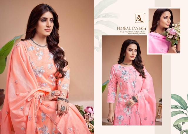 Alok suit khadiza Wholesale dress materials online