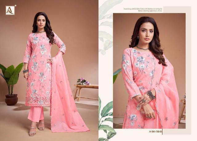 Alok suit khadiza Wholesale dress materials online